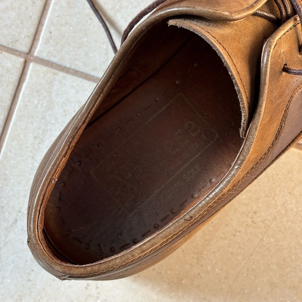 Varese Made in Italy Brown Leather Shoes - Picture 2 of 3